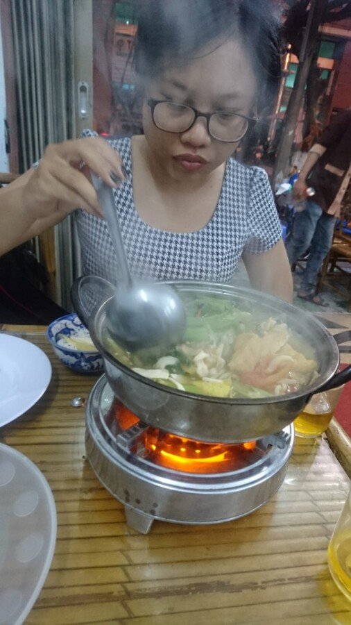 The vegetarian restaurant, Liên Hoa, looks rough and ready from the street in Da Nang, but this local vegan dish was exquisite