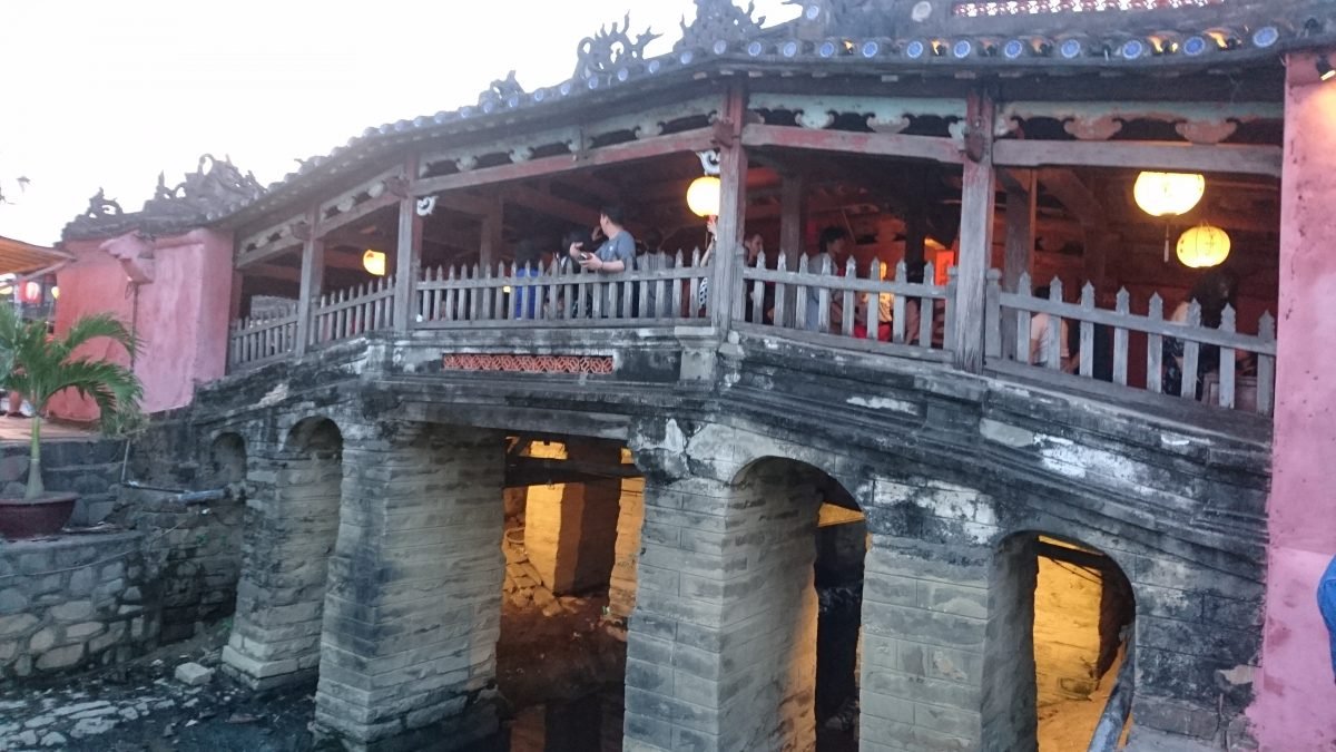 This covered bridge is colloquially called the 'Japanese' bridge as it linked the Japanese and Vietnamese quarters of old Hoi An
